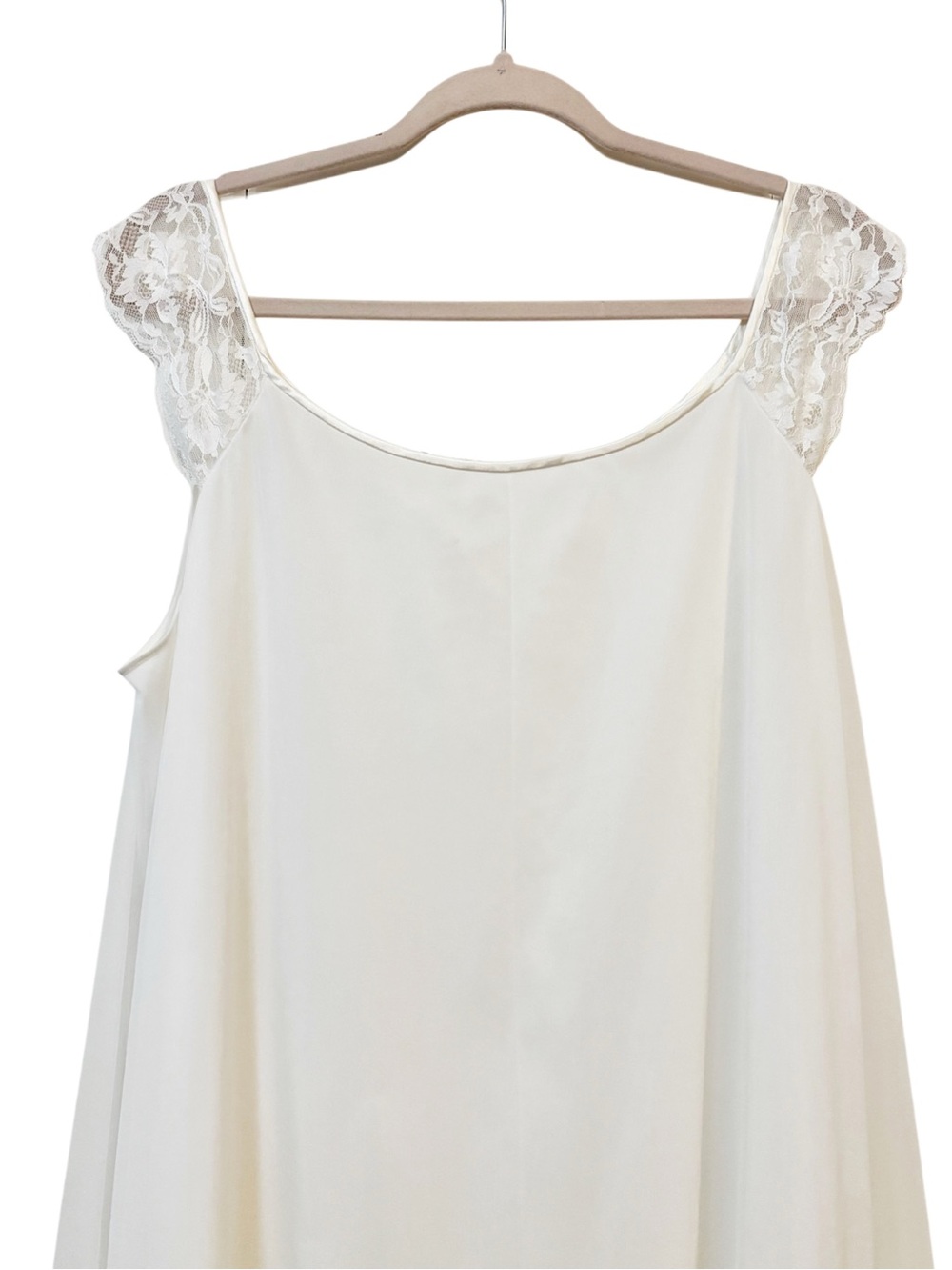 Vtg 50s 60s Vanity Fair White Sheer Babydoll Dress / Nightgown / Negligee -Large - Picture 11 of 16